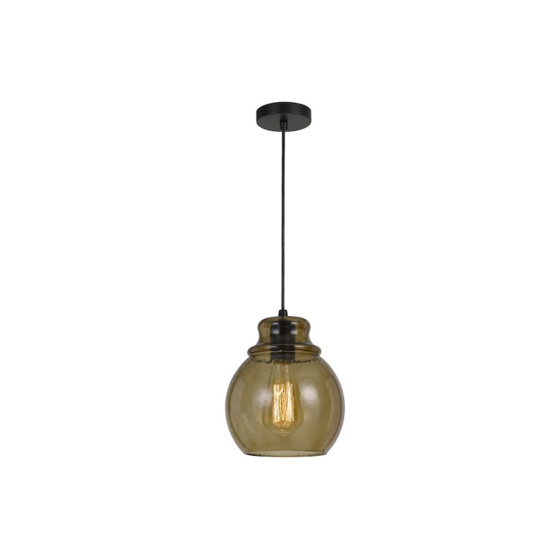 60W Aversa Rippled Glass Pendant