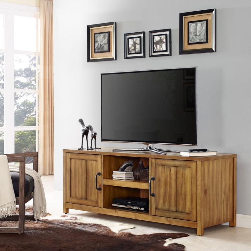 60" Roots Tv Stand Natural