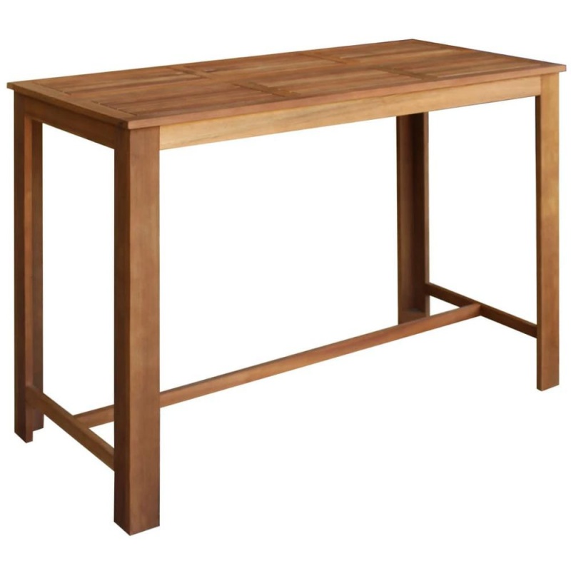 Vidaxl Bar Table And Chair Set 7 Pieces Solid Acacia Wood