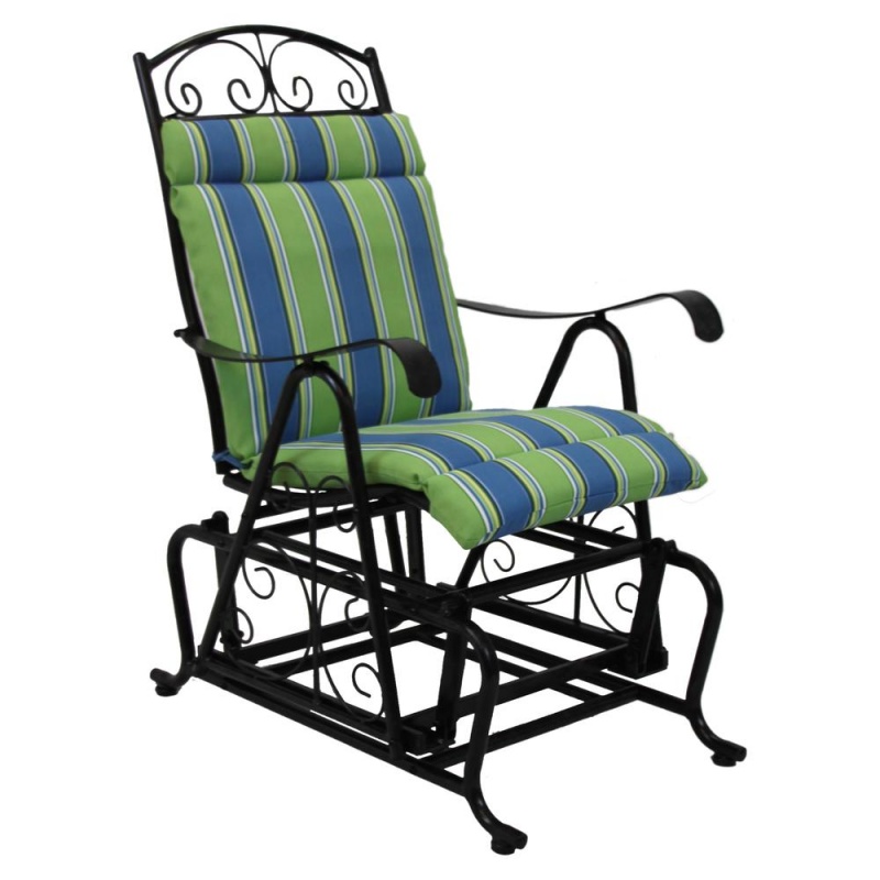 Outdoor Single Glider Chair Cushion ( 1 Piece Seat And Back)