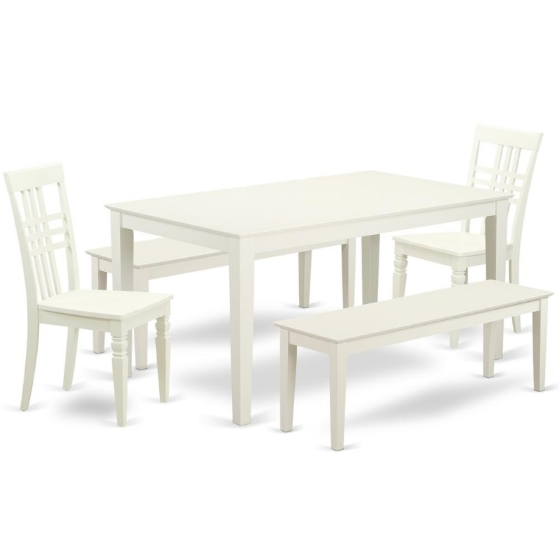 Dining Room Set Linen White