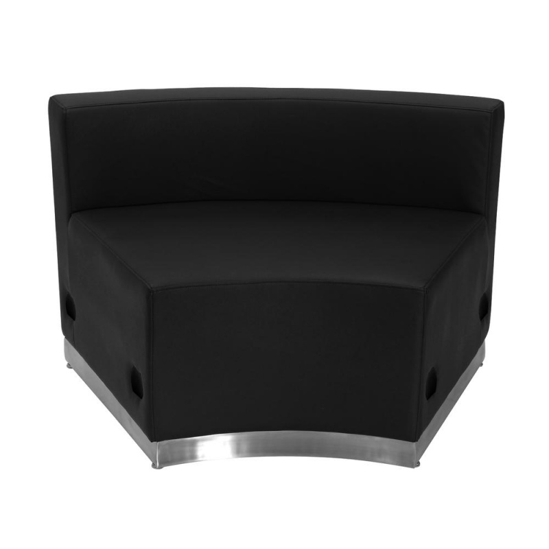 Alon Black LeatherSoft Concave Chair