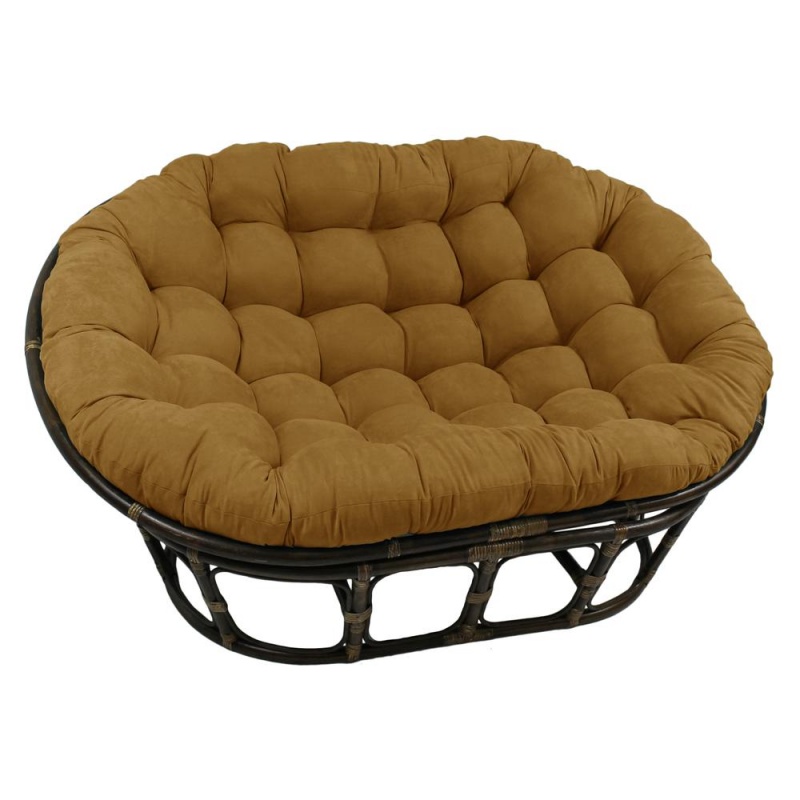 78-Inch By 58-Inch Solid Microsuede Double Papasan Cushion 93304-78-Ms-Cm