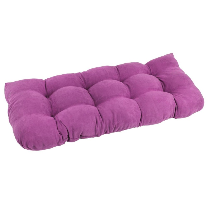 42-Inch By 19-Inch U-Shaped Microsuede Tufted Settee/Bench Cushion 93180-Ls-Ms-Uv