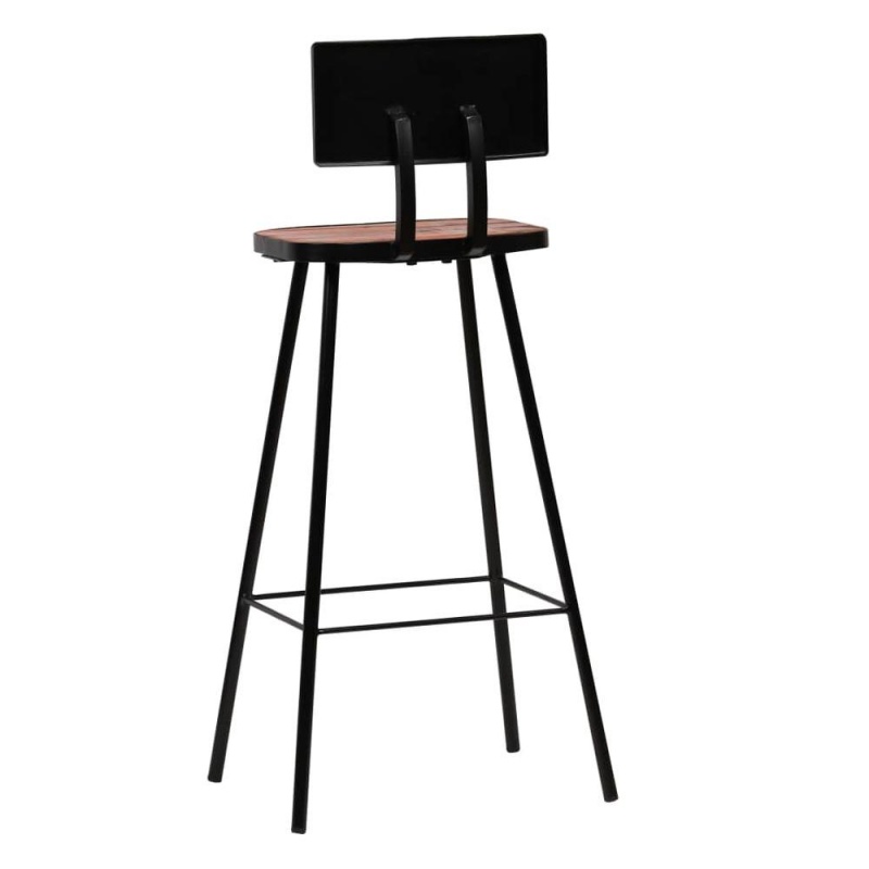Vidaxl Bar Chairs 2 Pcs Solid Reclaimed Wood