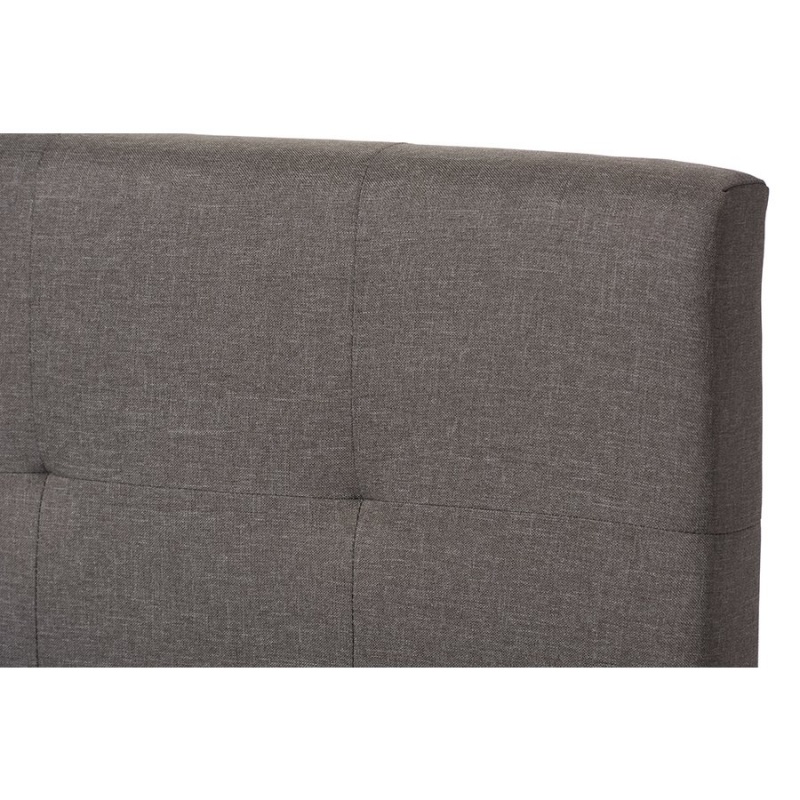 Brookfield Grey Grid-Tufting Full Size Bed