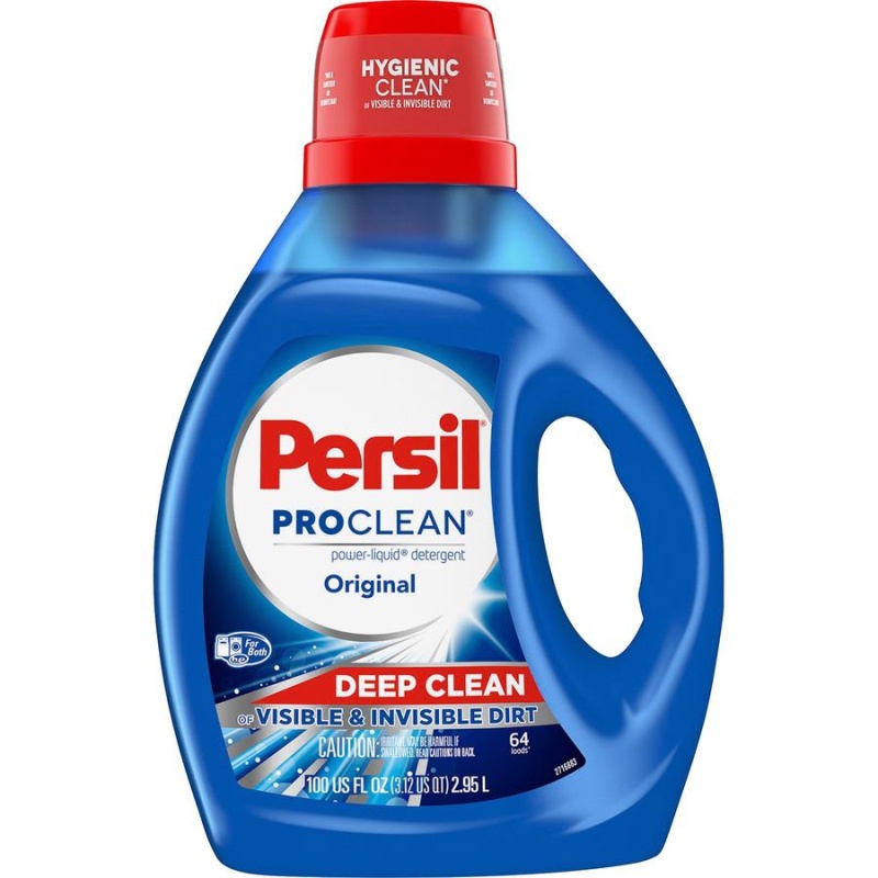 Persil Proclean Power-Liquid Detergent - Liquid - 100 Fl Oz (3.1 Quart) - Original Scentbottle - 4 / Carton - Blue