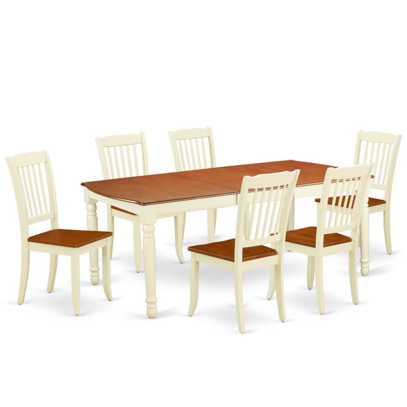 Dining Room Set Buttermilk & Cherry
