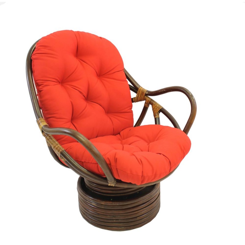 Swivel Rocker With Twill Cushion