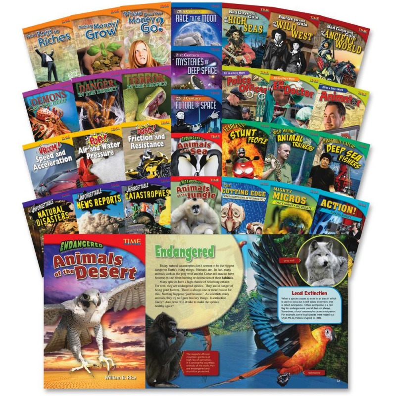 Shell Education Time For Kids Book Challenge Set Printed Book - Book - Grade 5