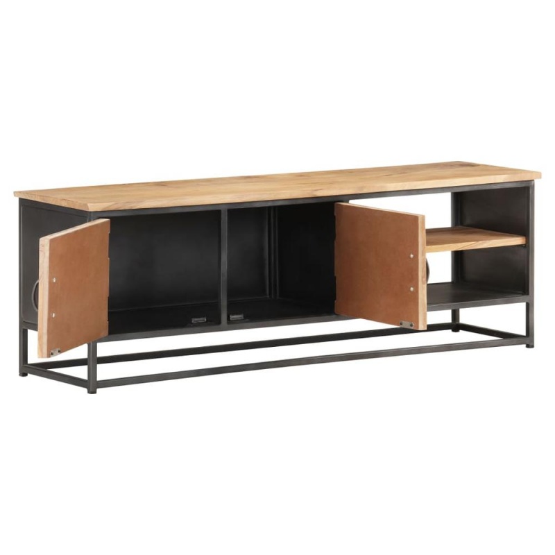 Vidaxl Tv Cabinet 47.2"X11.8"X15.7" Solid Acacia Wood 3524