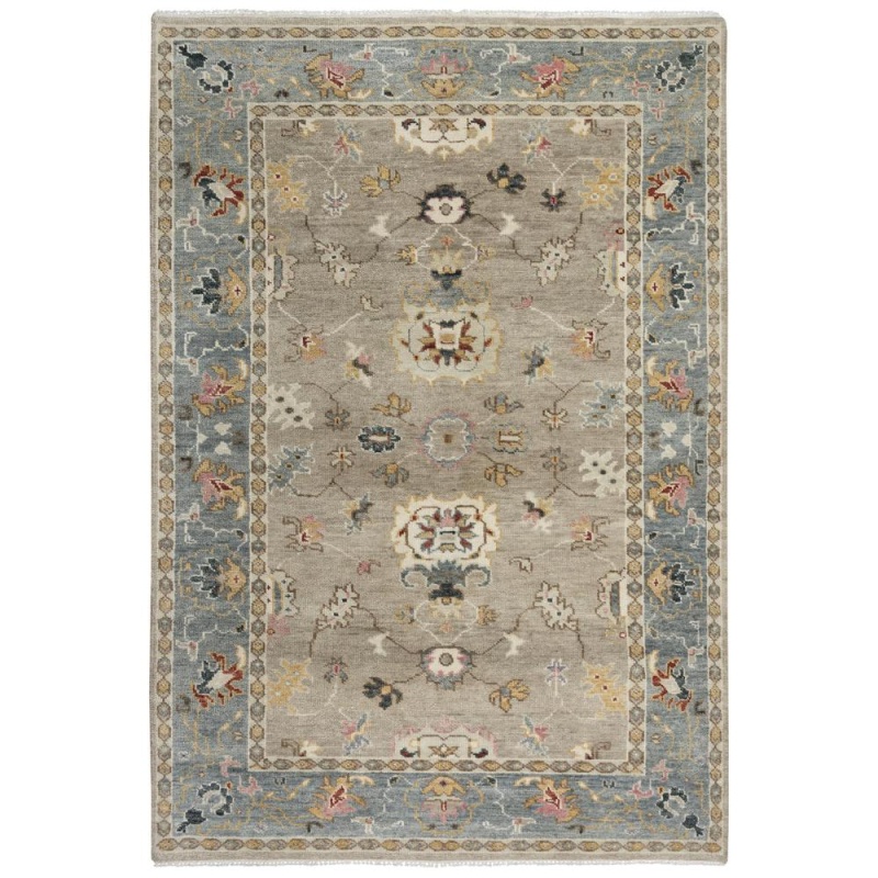 Hand Knotted Cut Pile Wool Rug, 9' X 12'