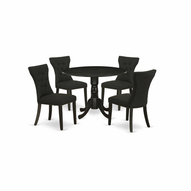 Dining Room Set Wirebrushed Black