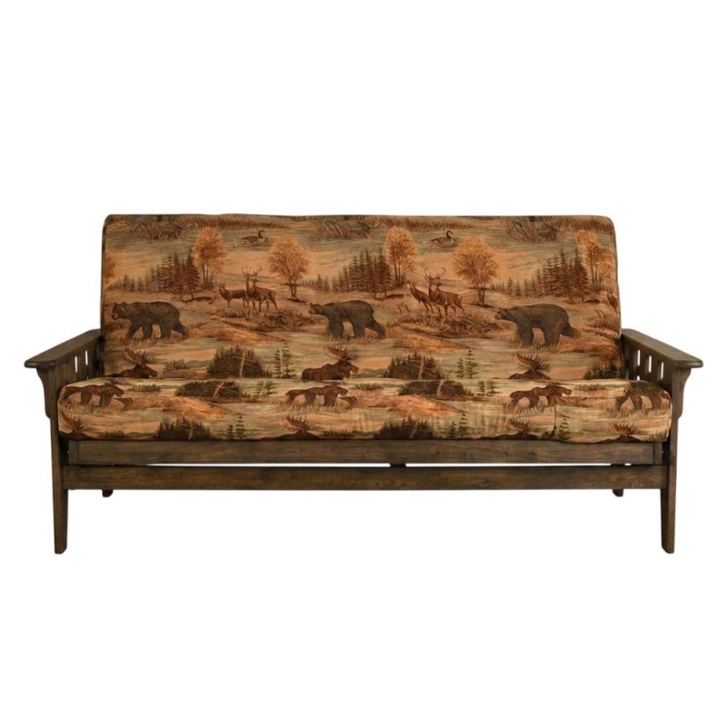 Tucson Frame-Rustic Walnut Finish-Canadian Mattress