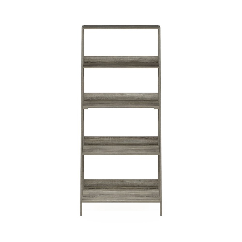 5-Tier Ladder Shelf, Grey Oak