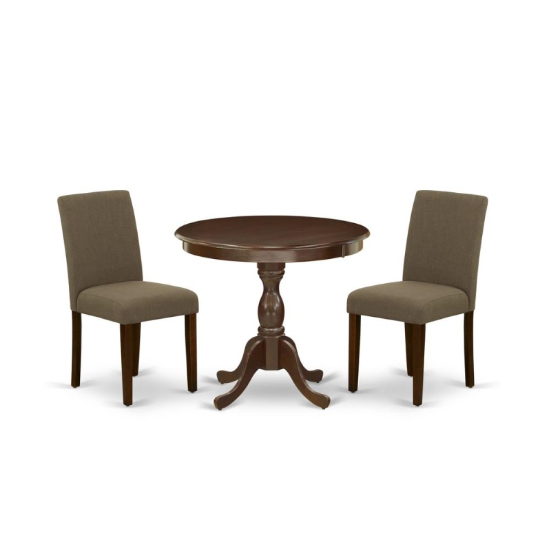 East West Furniture 3 Pc Dining Room Set