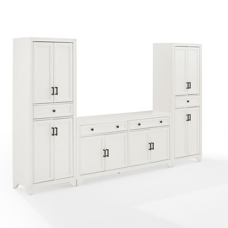 Tara 3-Piece Entertainment Center - Sideboard & 2 Pantries