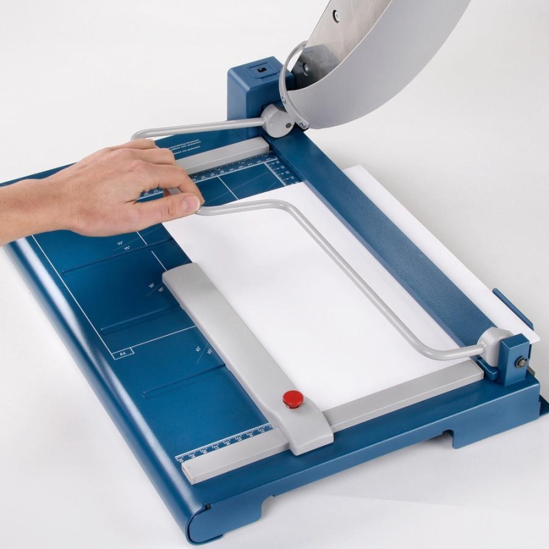 Dahle 564 Premium Guillotine Trimmer - 40 Sheet Cutting Capacity - 14" Cutting Length - Safety Guard, Self-Sharpening, Sturdy, Non-Skid Rubber Feet, Laser Guide, Screened Guide, Burr-Free Cut, Durable