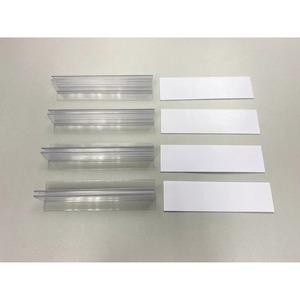 Lorell Folding Social Distance Barrier - 2 / Carton - Clear - Acrylic, Polyvinyl Chloride (Pvc)