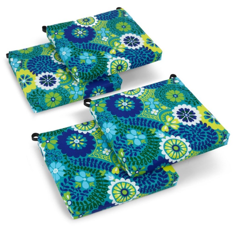 20-Inch By 19-Inch Spun Polyester Chair Cushion (Set Of Four)
