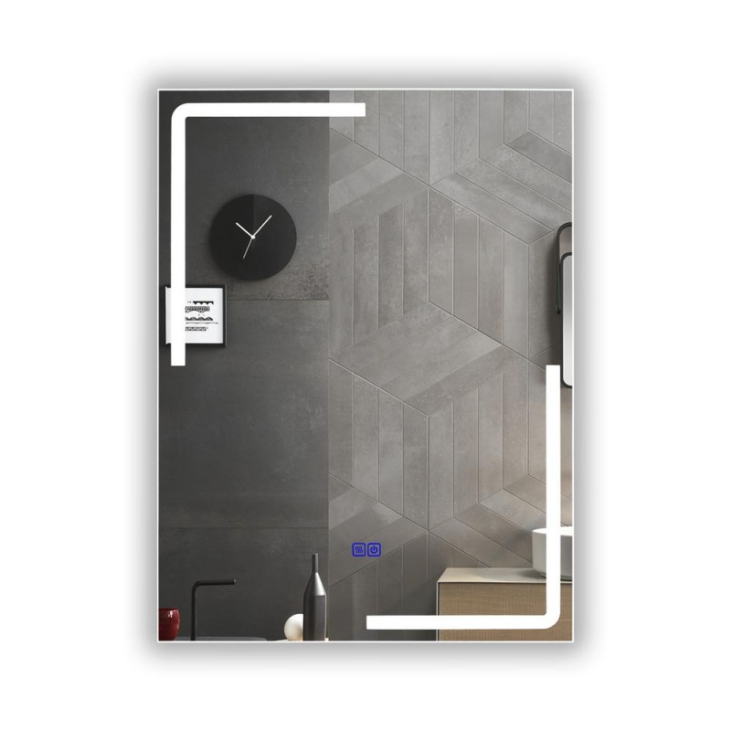 Chloe Lighting Luminosity Back Lit Rectangular Touchscreen Led Mirror 3 Color Temperatures 3000K-6000K 32" Height