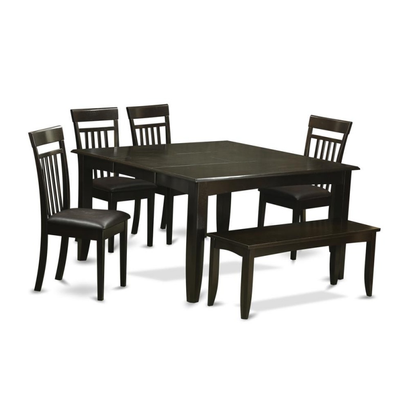 6 Pc Dining Room Set With Bench
