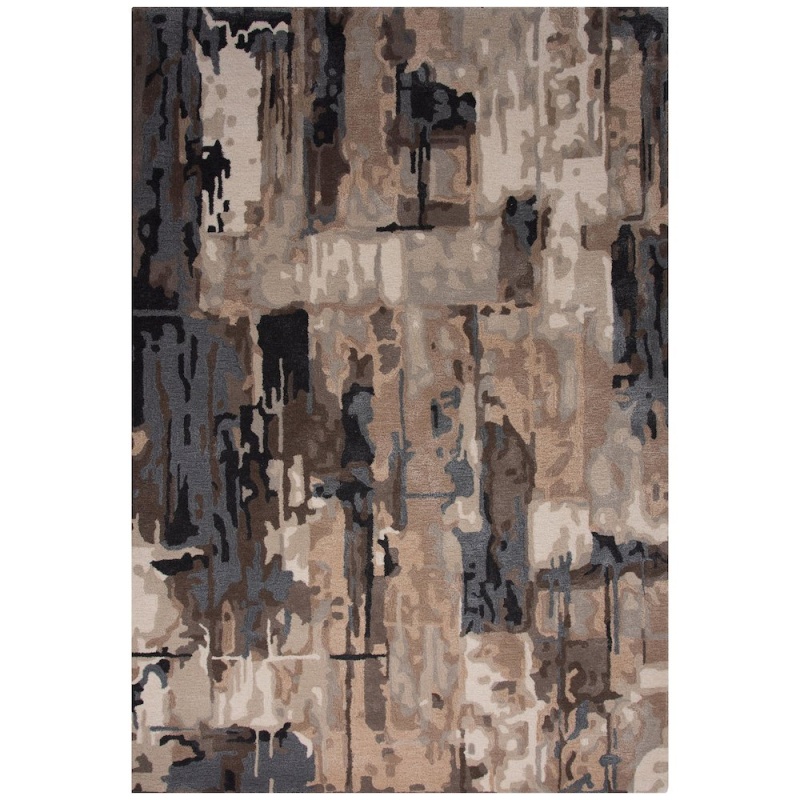 9'9" X 12'9" Cut Pile Hand Tufted Rug