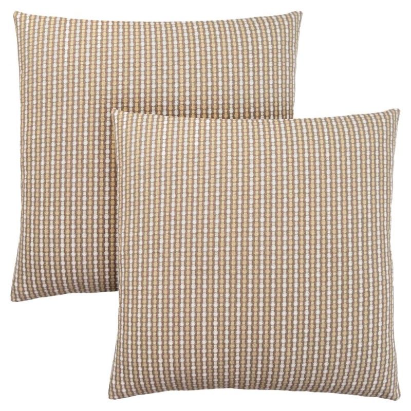 Pillows, Set Of 2, 18 X 18 Square, Insert Included, Decorative Throw, Accent