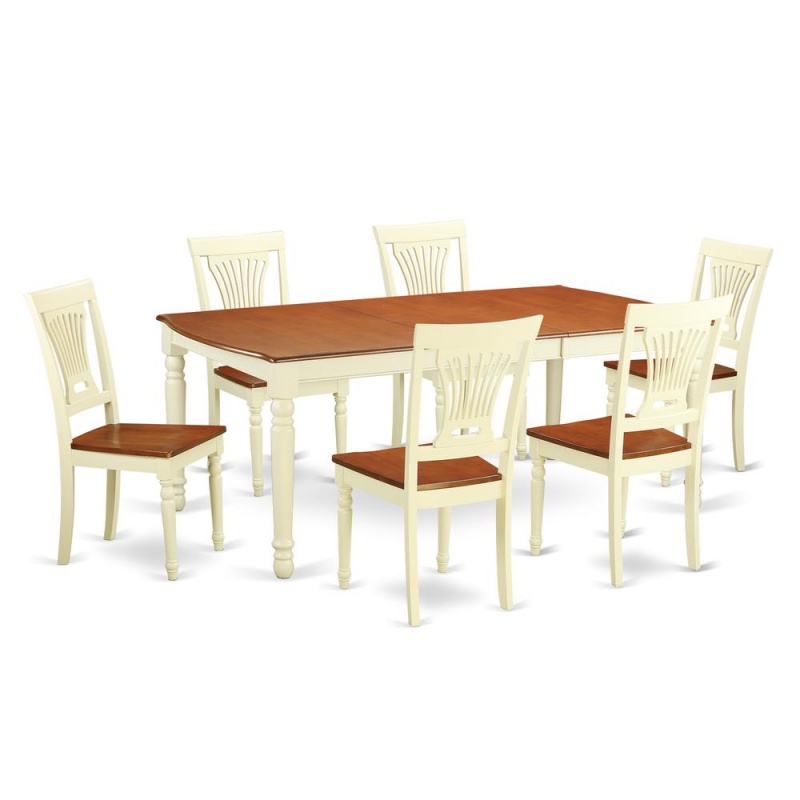 7 Pc Dining Room Set For 6Table And 6 Dining Chairs