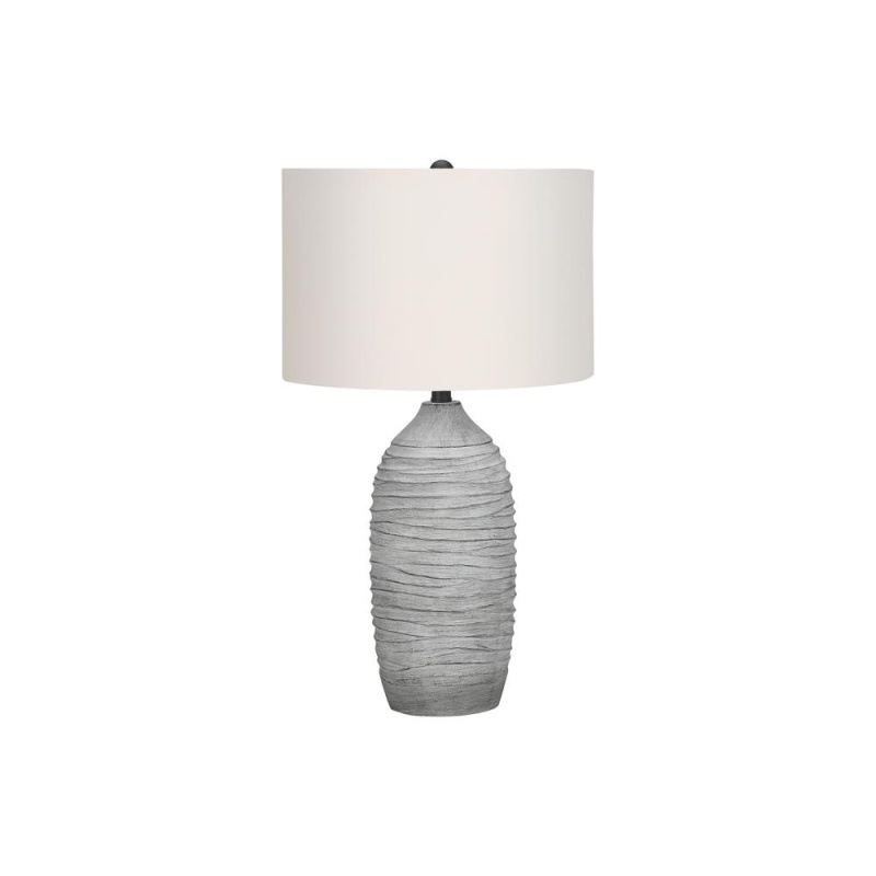 Monarch 27" Grey Resin Table Lamp