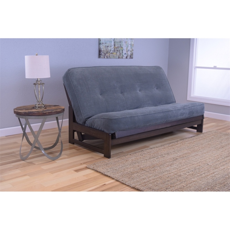 Aspenframe/Reclaim Mocha Finish/Marmont Thunder Mattress