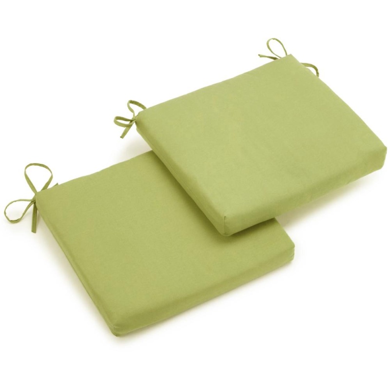 20-Inch By 19-Inch Solid Twill Chair Cushions (Set Of 2) 93454-2Ch-Tw-Ml