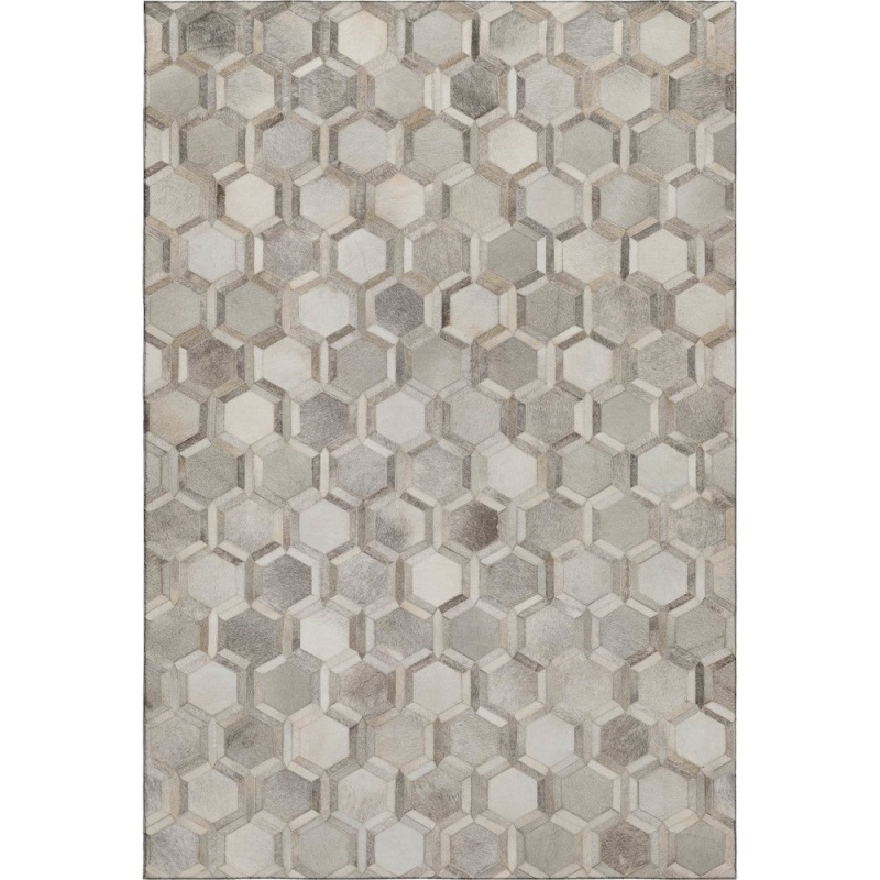 Luxury Washable Indoor/Outdoor Bozeman Gray 10' X 14' Rug
