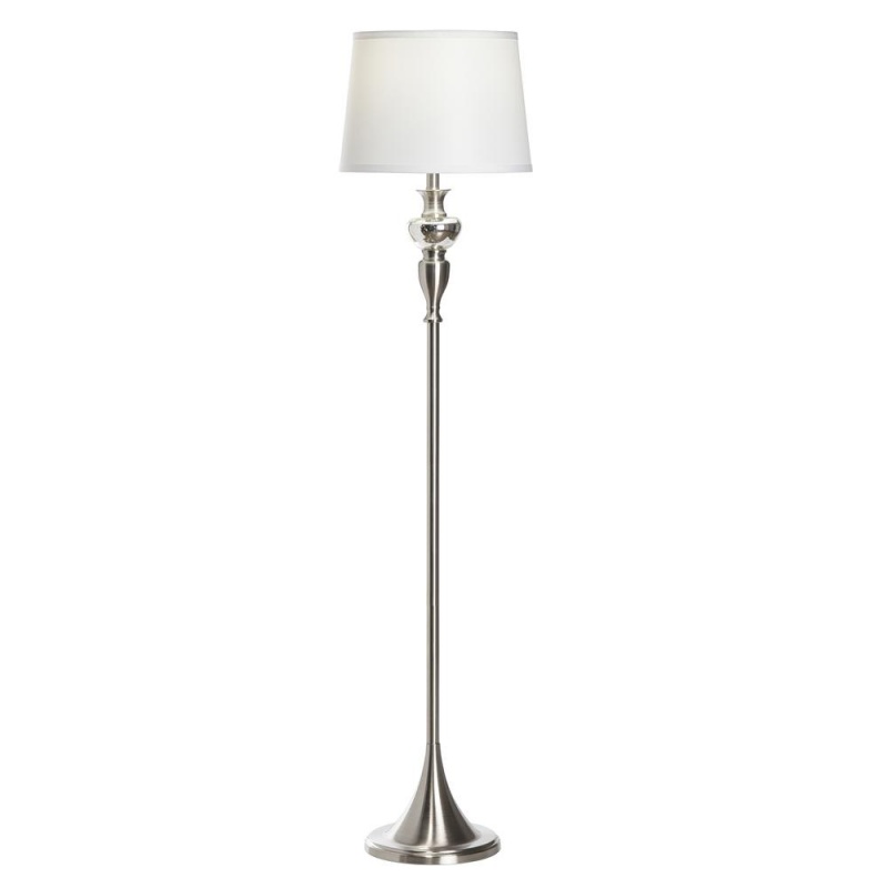 61.5"Th Metal+Glass Floor Lamp, 1 Pc Kd