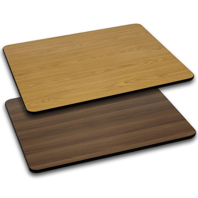 30'' x 48'' Rectangular Table Top with Reversible Laminate Top