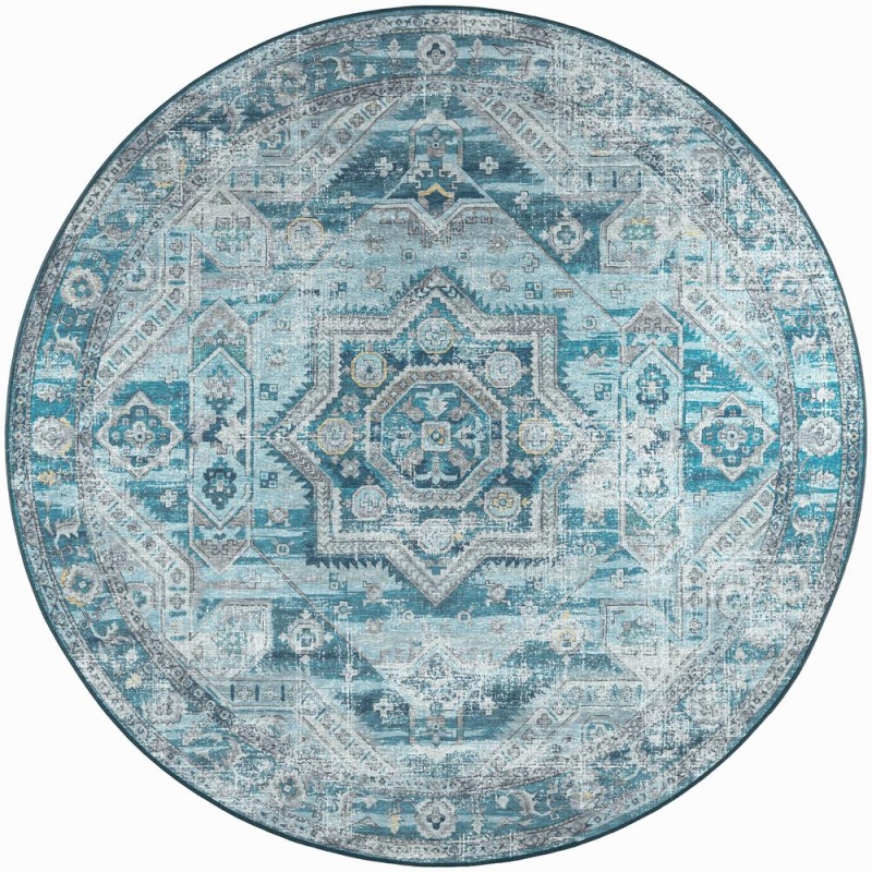 Jericho Jc5 Denim 10' X 10' Round Rug