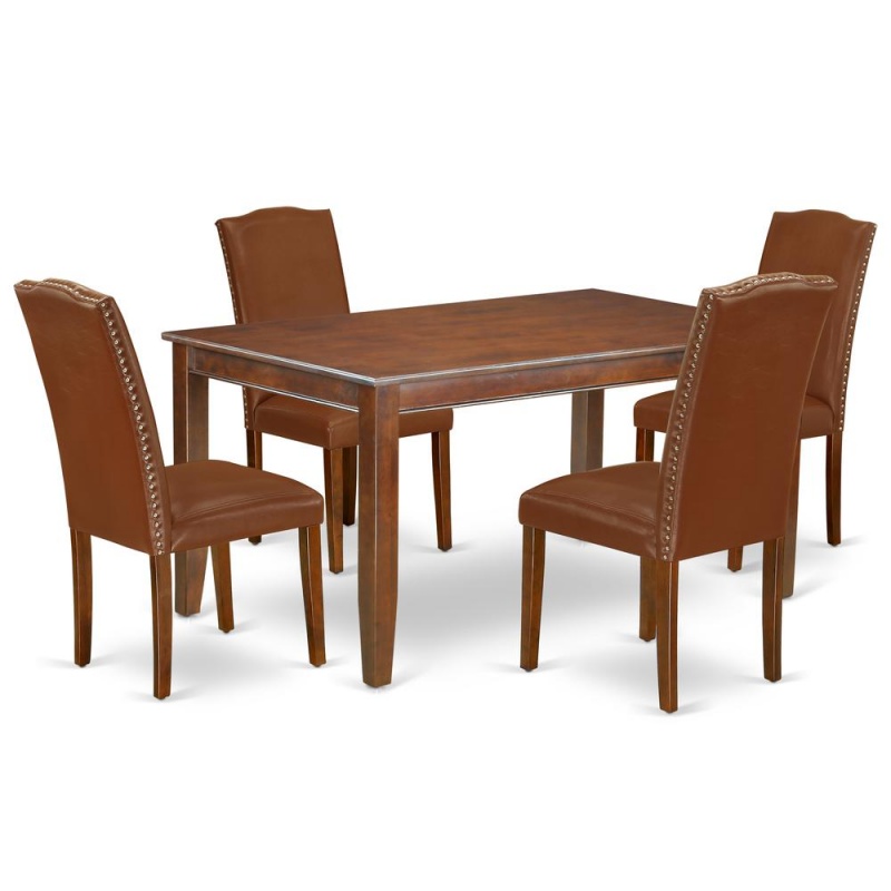 Dining Room Set Mahogany, Duen5-Mah-66