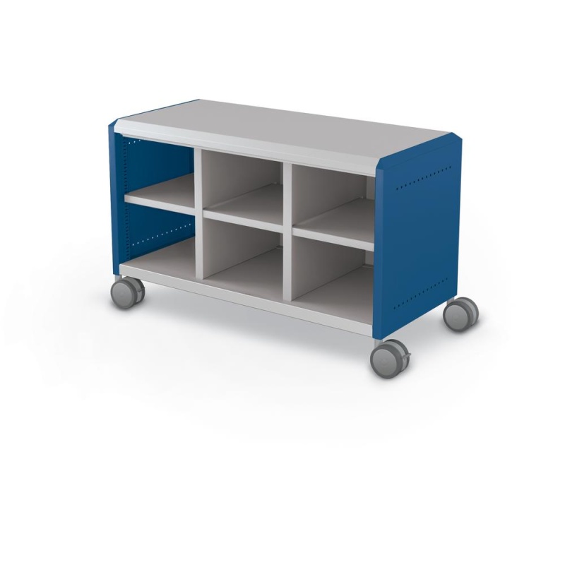 Moore Compass Cabinet – Maxi H1 with Cubbies / Casters – Navy