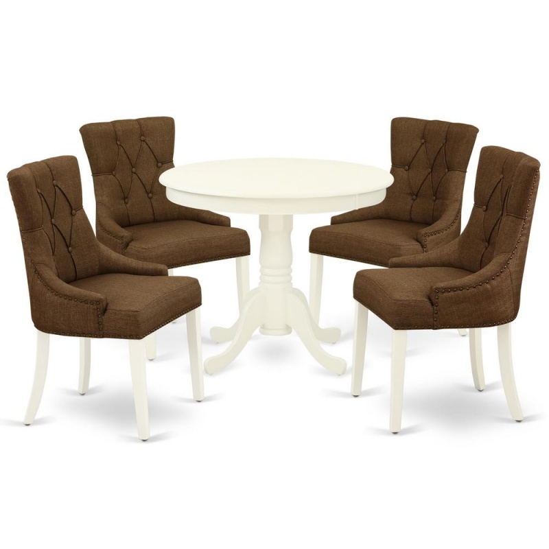 Dining Room Set Linen White