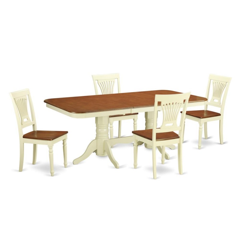 5 Pc Dining Set-Dining Table And 4 Dining Chairs