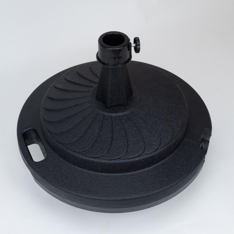 Resin Free Standing Umbrella Base Up To 90 Lbs, Black