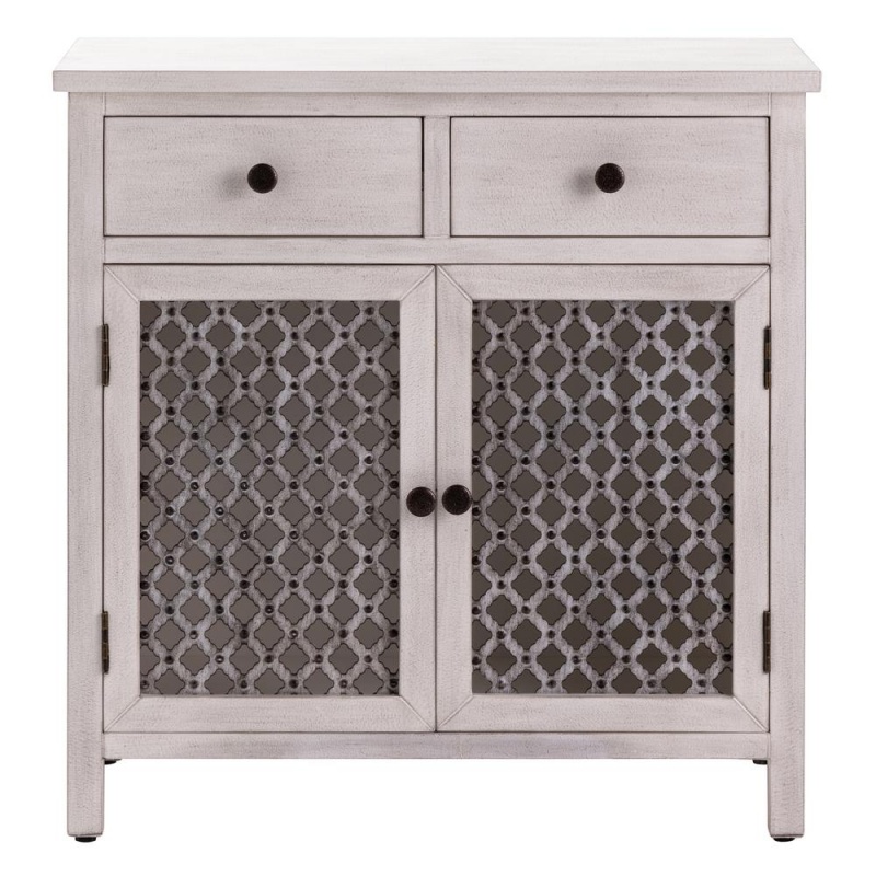 Macy Wood And Metal Cabinet