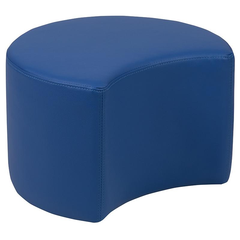 Soft Seating Collaborative Moon For Classrooms And Daycares - 12" Seat Height (Blue)