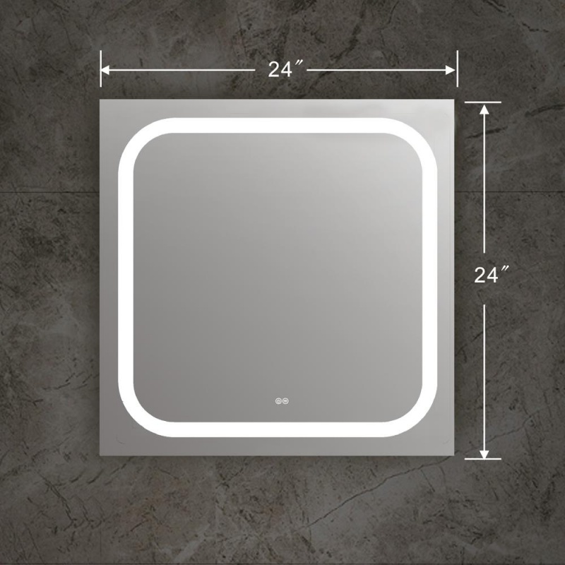 Speculo Embedded Led Mirror 4000K Warm White 24" Wide