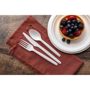 Eco-Products Cutlerease Dispensable Compostable Forks - 960/Carton - 1 X Fork - 6" Length Fork - Compostable - Pla (Polylactic Acid) Plastic - White - Taa Compliant