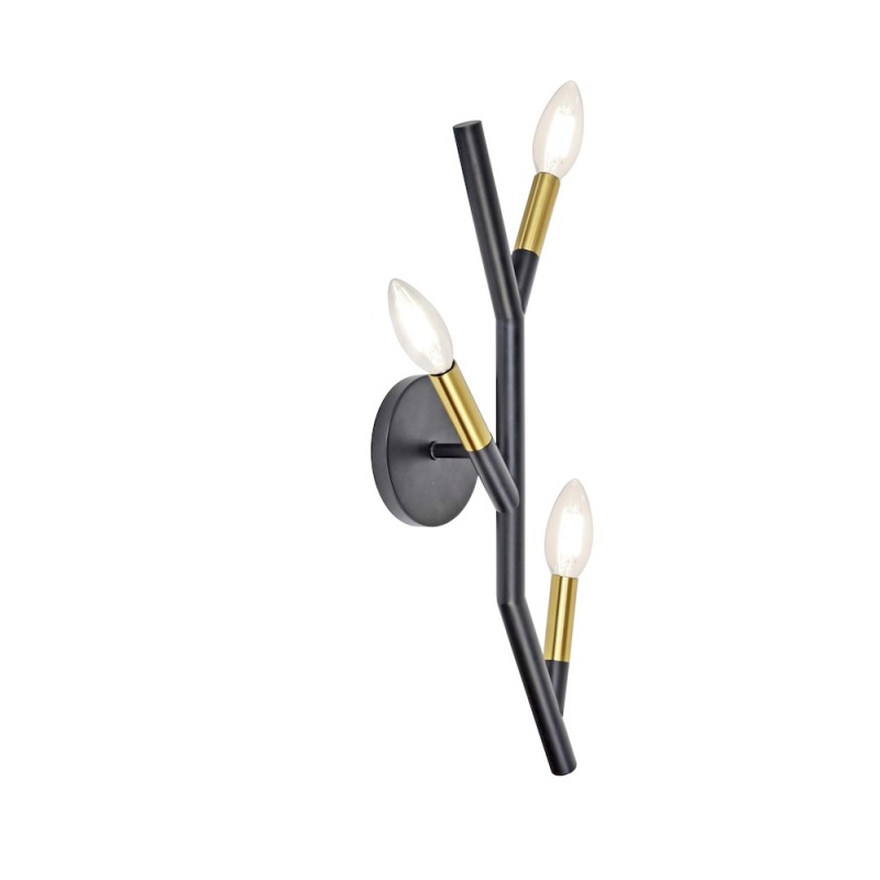3 Light Incandescent Wall Fixture