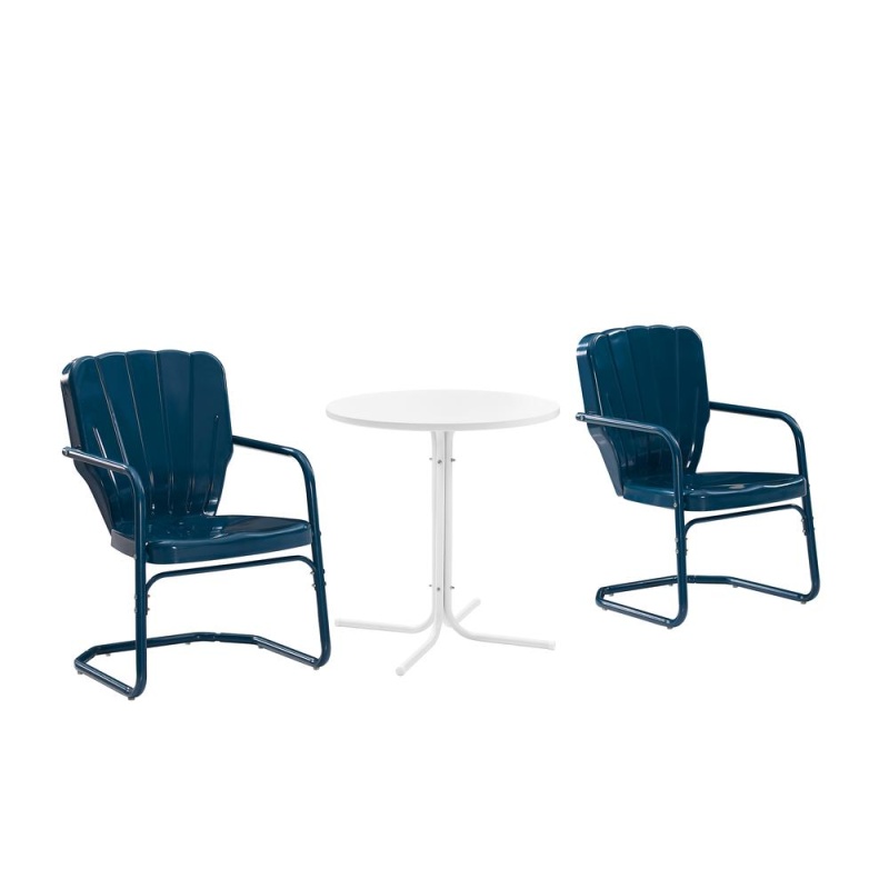 Ridgeland 3Pc Retro Outdoor Bistro Set