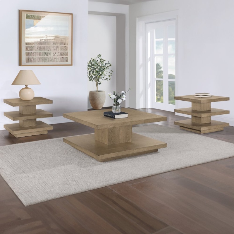 Canyon Brown 3Pc Occasional Set