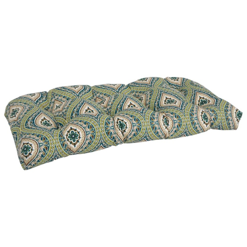 42-Inch U-Shaped Patterned Bench Cushion