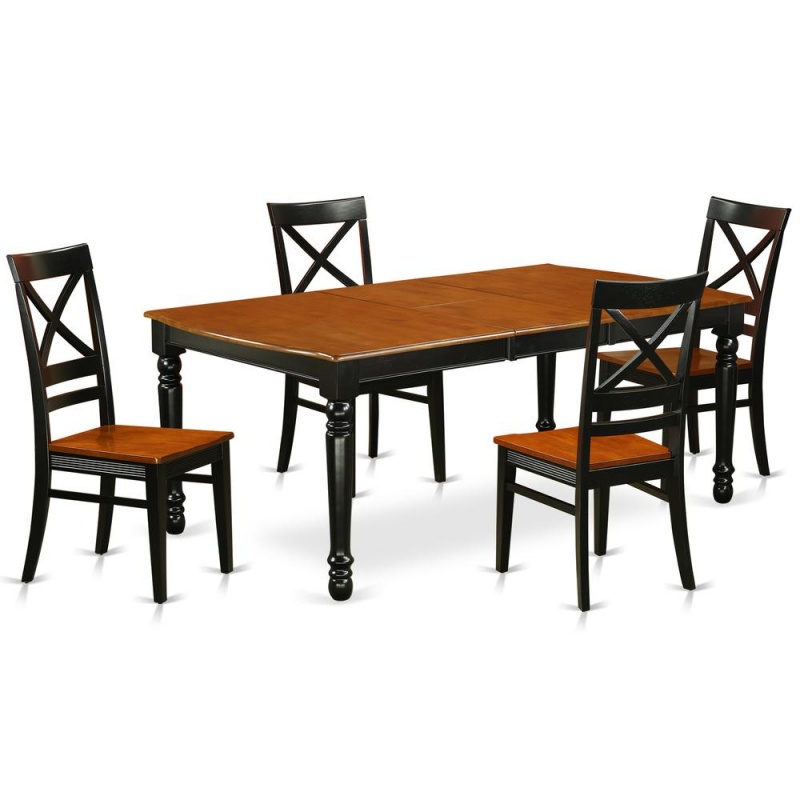 Dining Room Set Black & Cherry